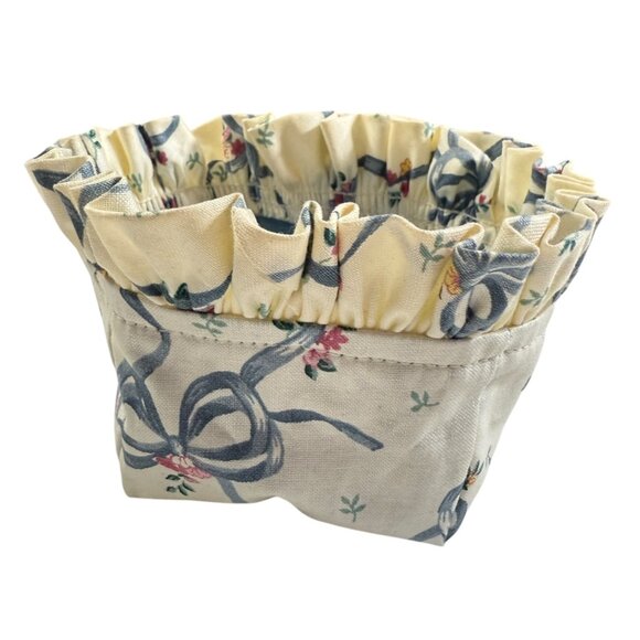 Longaberger Small Square Basket Liner Sweet Bazil 3”x 3” Vintage 1990s - Picture 6 of 7